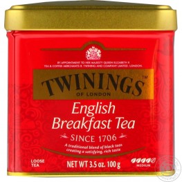 Чай черный Twinings English Breakfast Tea 100г