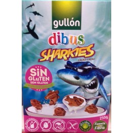  Печенье Gullon Dibus Sharkies без глютена 250г