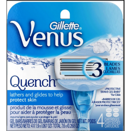 Сменные кассеты Gillette Venus Quench 4шт