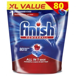 Таблетки для посудомоечных машин  FINISH All in 1 Max 80 шт
